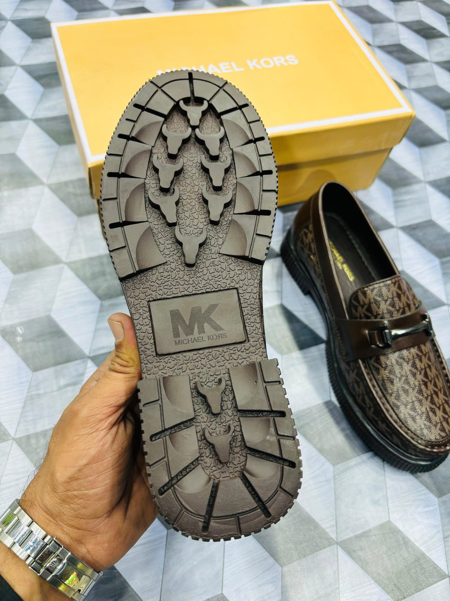 Micchaeel Korrss Luxury Brown Loafer For Men