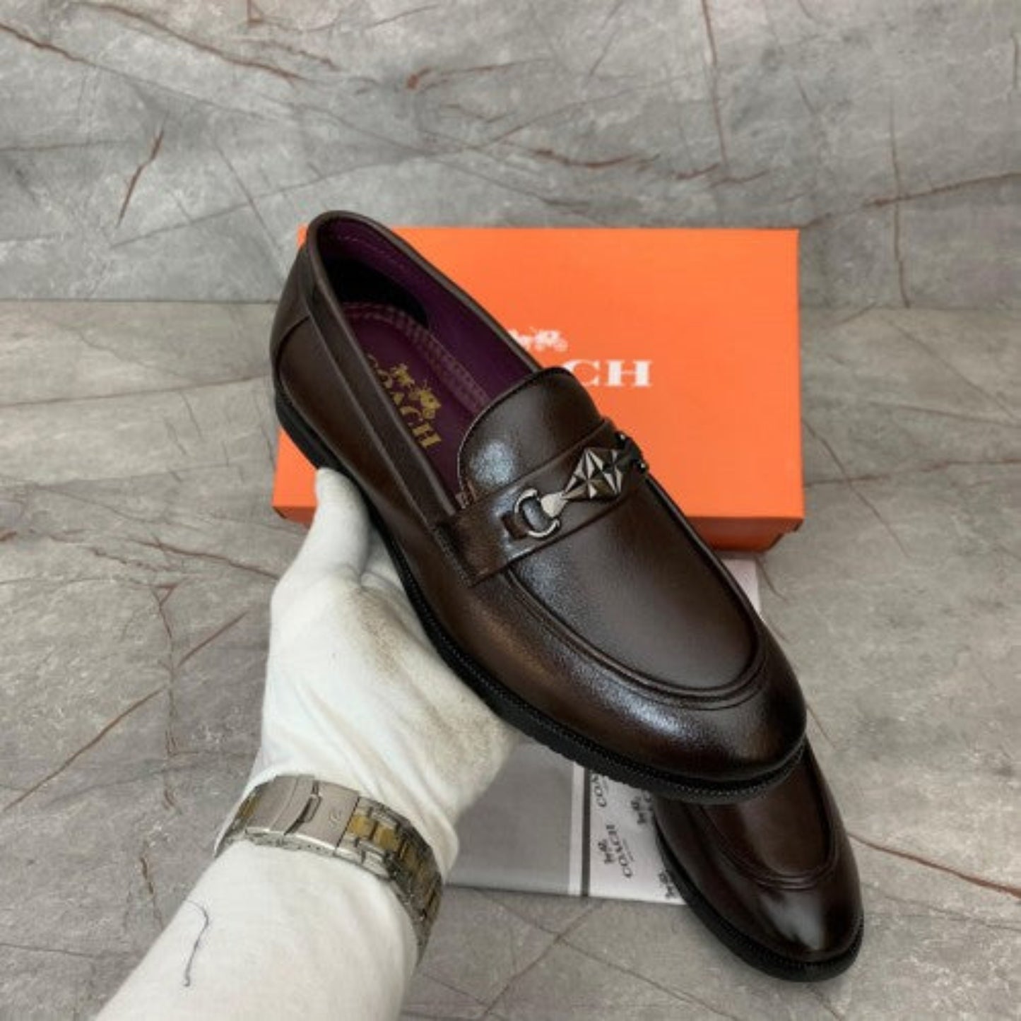 Coacchh Full Brown Premium Quality Men Loafers