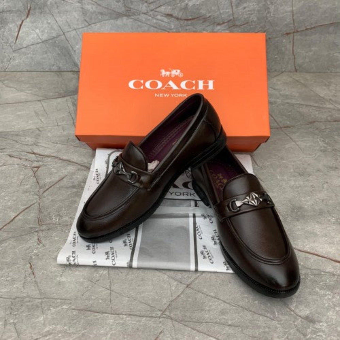 Coacchh Full Brown Premium Quality Men Loafers