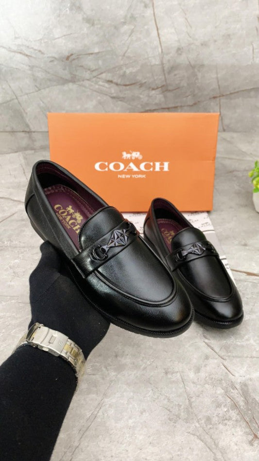 Coacchh Full Black Premium Quality Men Loafers