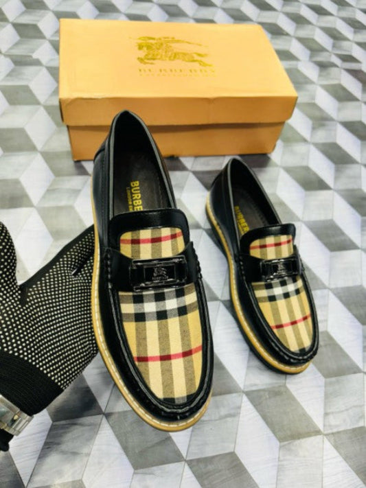 Burbeerry Black Vintage Chex Lofer For Men