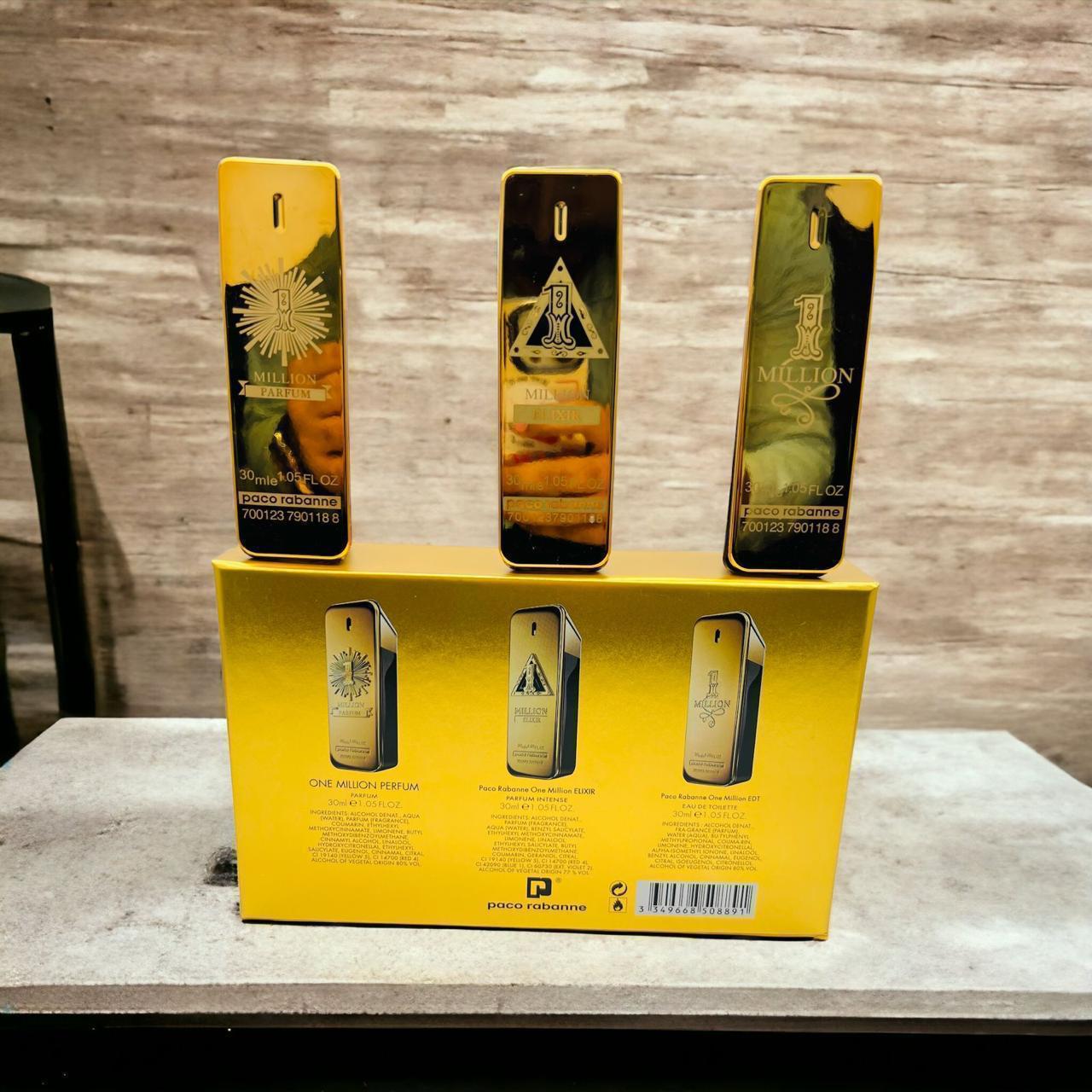 Classy Mens 1 Milliion Perfume (3 x 30ML)